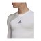 adidas Techfit Shirt langarm Weiss - weiss