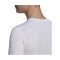 adidas Techfit Shirt langarm Weiss - weiss