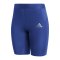 adidas Techfit Short Blau - blau