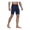 adidas Techfit Short Dunkelblau - blau