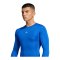 adidas Techfit Longsleeve Blau - blau