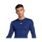 adidas Techfit Longsleeve Blau - blau