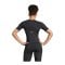 adidas TechFIT T-Shirt Damen Schwarz - schwarz