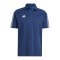 adidas Tiro 23 Competition Poloshirt Blau - dunkelblau