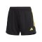 adidas Tiro 23 Club Short Damen Schwarz Gelb - schwarz