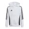 adidas Tiro 24 Hoody Kids Weiss Schwarz - weiss