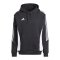 adidas Tiro 24 Hoody Schwarz Weiss - schwarz
