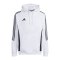adidas Tiro 24 Hoody Weiss Schwarz - weiss