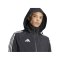 adidas Tiro 24 Regenjacke Damen Schwarz Weiss - schwarz