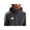 adidas Tiro 24 Regenjacke Schwarz Weiss - schwarz