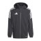 adidas Tiro 24 Regenjacke Schwarz Weiss - schwarz