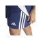 adidas Tiro 24 Short Damen Blau Weiss - blau