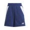 adidas Tiro 24 Short Damen Blau Weiss - blau