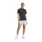 adidas Tiro 24 Short Damen Grau Weiss - grau