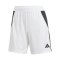 adidas Tiro 24 Short Damen Weiss Schwarz - weiss