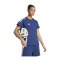 adidas Tiro 24 T-Shirt Damen Blau Weiss - blau