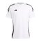adidas Tiro 24 T-Shirt Weiss Schwarz - weiss