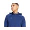 adidas Tiro 25 Travel Kapuzenjacke Blau - blau