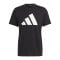 adidas Train Essentials Feelready Logo Training Tee Black - schwarz