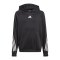 adidas Sportswear Train Icons 3S Hoody Kids Schwarz - schwarz