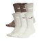 adidas Originals Trefoil Cushion Socken 6er Pack Braun - braun
