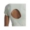 adidas WTR Cropped T-Shirt Damen Grün Grau - gruen