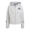 adidas Z.N.E. Jacke Damen Grau - grau