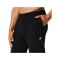 ASICS French Terry Hose Schwarz - schwarz