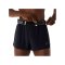 Asics Metarun Split Short Schwarz F001 - schwarz