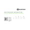 Bauerfeind Compressiankle Support Bandage Bandage Weiß - weiss