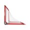 BAZOOKAGOAL ALUMINIUM Teleskoptor | 150x90cm | Rot Weiss - rot