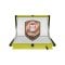 BAZOOKAGOAL PVC 120x75cm | 4 Tore inkl. Druck | white yellow - weiss