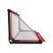 Bazookagoal Teleskoptor | 120x75 cm Rot Weiss - rot