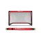 Bazookagoal Teleskoptor | 120x75 cm Rot Weiss - rot