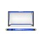 Bazookagoal Teleskoptor | 150x90 Blau Weiss - blau