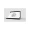 BAZOOKA GOAL VW Tor 150x90 cm White Custom Logo - schwarz