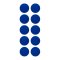 Cawila PRO Rundmagnet 10er Set 20mm Blau - blau