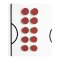 Cawila PRO Rundmagnet 10er Set 30mm Rot - rot