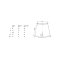 Bucketz All Day Mesh Short Blau - blau