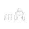 Bucketz b Hoody Grau - grau