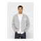 Burocs Fuzzy Jacquard Cardigan Jacke Grau - grau