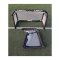 Cawila ACADEMY Aluminium Klapptor 120x80cm Weiss Schwarz - schwarz