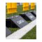 Cawila Trainingsdummy PRO 180cm Gelb | Freistoßdummy mit 4 Metallspitzen - gelb