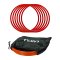 Cawila Koordinationsringe 50cm | 6er Set | Rot - rot