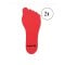 Cawila Marker-System Fuss 21cm 4er Set Rot - rot