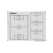 Cawila PRO Fussball Taktiktafel TP3 90x120cm - 