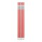 Cawila PRO Slalomstange (33mmx180cm) Rot - rot