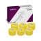 Cawila Sporttape COLOR 3,8cm x 10m 6er Set Gelb - gelb