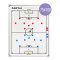 Cawila Taktiktafel Fussball inkl. Tasche | Size: 75 x 100 cm Weiss - 