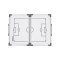 Cawila Taktiktafel Fussball klappbar | 45 x 60cmWeiss - weiss